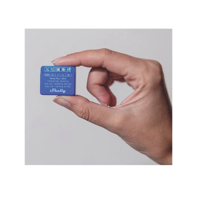 Mini Interruptor inteligente con Wi-Fi, contacto seco, 1 canal 8A, compatible con asistentes de voz Alexa y GoogleHome