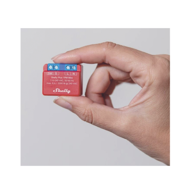Mini Interruptor inteligente con Wi-Fi, medición de consumo, 1 canal 8A, compatible con asistentes de voz Alexa y GoogleHome