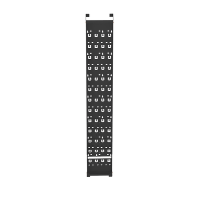 Soporte Vertical de Administración de Cables, Para Gabinetes Tipo S o Tipo N de 42 a 52 UR, Color Negro