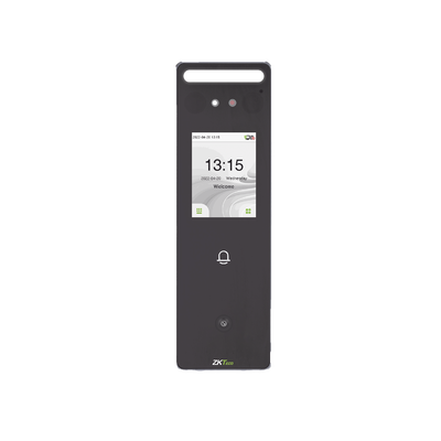 Biometrico Para Control de Acceso y Tiempo y Asistencia con Reconocimiento Facial y lLectura de Código QR   Con Salida de Relevador Para 1 Puerta