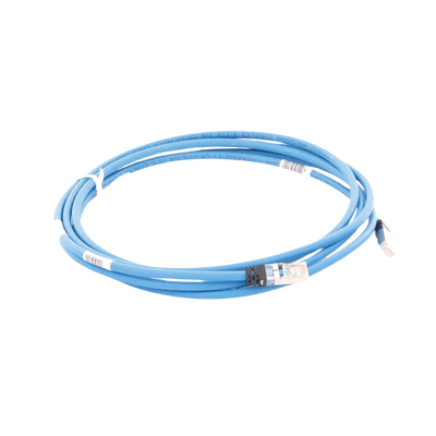 Patch Cord Cat6A, Blindado S FTP, CM LS0H, 10 m, Color Azul