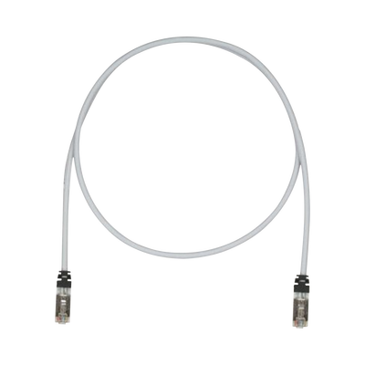 Patch Cord Cat6A, Blindado S FTP, CM LS0H, 17ft, Color Gris