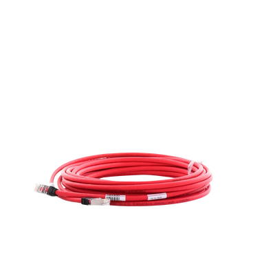Patch Cord Cat6A, Blindado S FTP, CM LS0H, 25ft, Color Rojo