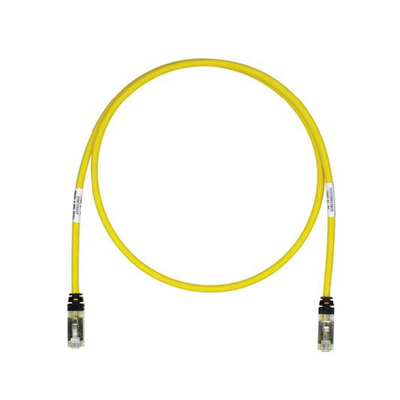 Patch Cord Cat6A, Blindado S FTP, CM LS0H, 25ft, Color Amarillo