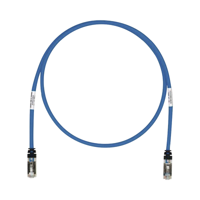 Patch Cord Cat6A, Blindado S FTP, CM LS0H, 2ft, Color Azul