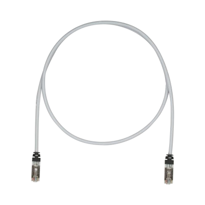Patch Cord Cat6A, Blindado S FTP, CM LS0H, 3ft, Color Gris