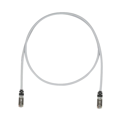 Patch Cord Cat6A, Blindado S FTP, CM LS0H, 3 m, Color Gris