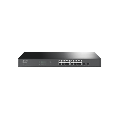Smart Switch administrable Capa 2, 16 puertos 10 100 1000 Mbps + 2 puertos SFP