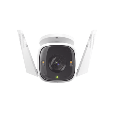 Cámara IP 4 Megapixel (2K)   Lente 3.18 mm   Wi-Fi   30 mts IR   Exterior IP66   Audio Bidireccional   Micro SD  hasta 256 GB   Compatible con Google y Alexa