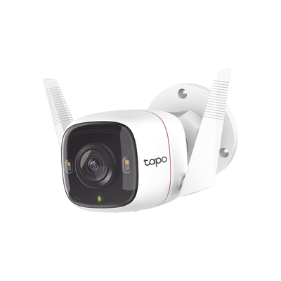 Cámara IP 4 Megapixel (2K)   Lente 3.18 mm   Wi-Fi   30 mts IR   Exterior IP66   Audio Bidireccional   Micro SD  hasta 256 GB   Compatible con Google y Alexa