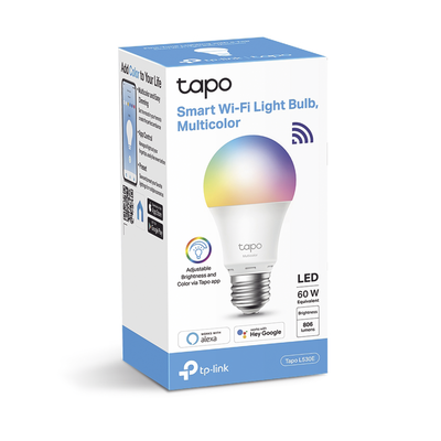 Foco WIFI Multicolor, Intensidad color regulables, Comandos de voz Alexa Assisten