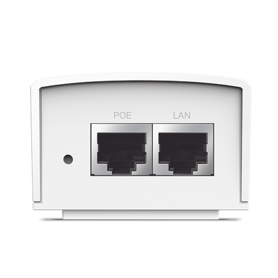 Inyector PoE Pasivo de 48V (24 Watts)   2 puerto 10 100 1000 Mbps   Plug and Play   Montaje en Pared