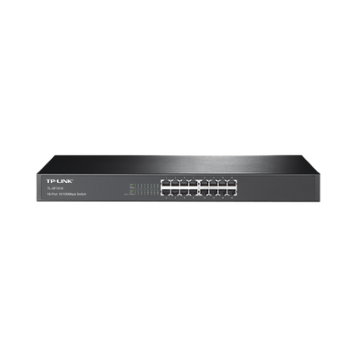 Switch no administrable de 16 puertos 10 100 Mbps para montaje en rack