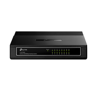 Switch no administrable de 16 puertos 10 100 Mbps para escritorio