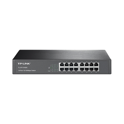 Switch no administrable de 16 puertos 10 100 Mbps de escritorio y para montaje en rack