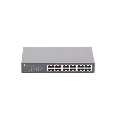 Switch no administrable de 24 puertos 10 100 Mbps para escritorio rack