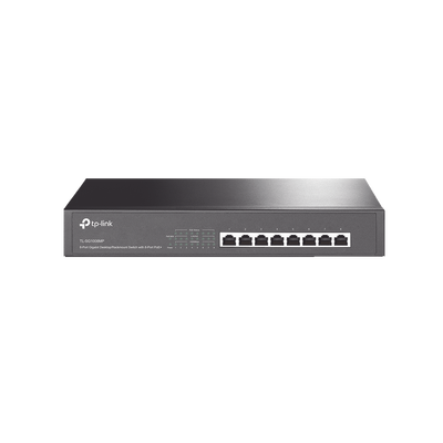 Switch Gigabit PoE+ no administrable de 8 puertos 10 100 1000 Mbps, para escritorio