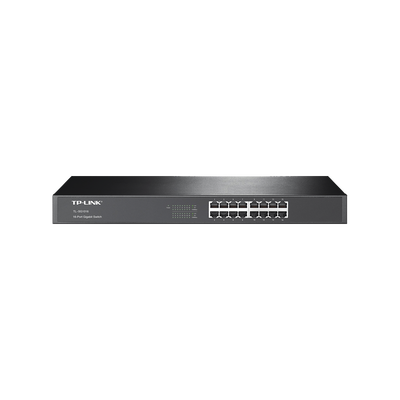 Switch Gigabit no administrable de 16 puertos 10 100 1000 Mbps para rack