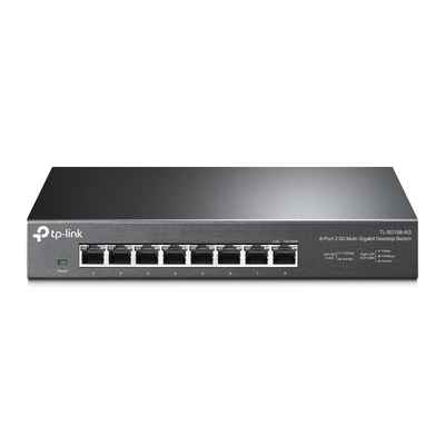 Switch Gigabit no administrable de 8 puertos 100 Mbps  1 Gbps  2.5 Gbps ideal para WiFi 6