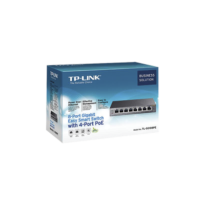 Easy Smart Switch PoE JetStream , 8 puertos 10 100 1000 Mbps  55 W