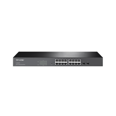 Smart Switch administrable Capa 2, 16 puertos 10 100 1000 Mbps + 2 puertos SFP