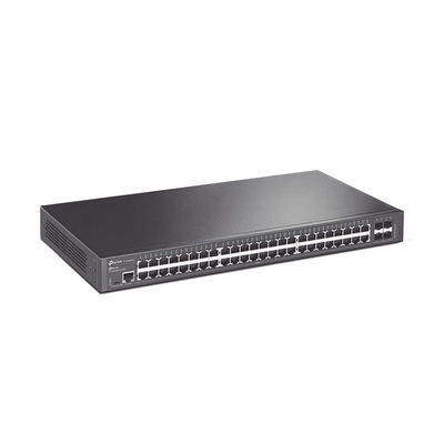 Switch Omada SDN Administrable   48 puertos Gigabit y 4 puertos SFP+   Funciones sFlow, QinQ y QoS   Administración centralizada OMADA