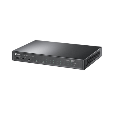 Switch PoE+ No Administrable De Escritorio 11 Puertos   8 puertos 10 100 Mbps PoE af at Inteligiente   Presupuesto 124 W   Hasta 250 metros