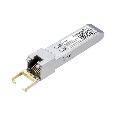 Transceptor mini-GBIC SFP RJ45   Admite 1000BASE-T   Hasta 100 metros   Conector RJ45 (1G)