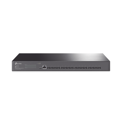 Switch Fibra Óptica L2+ Omada   16 Puertos SFP+ 10G   2 Puertos Consola (RJ45 y micro-USB)   Administración Centralizada Omada o Stand-Alone   Multicast IGMP   Calidad de Servicio   Montaje en Rack   Silencioso (sin ventiladores)