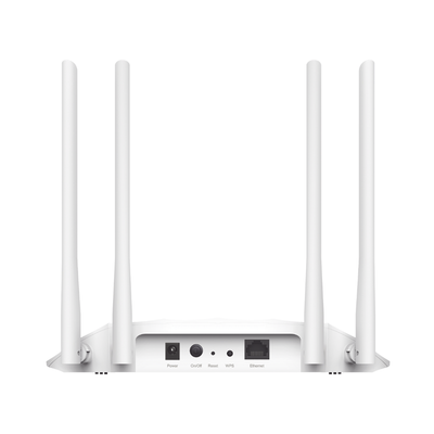 Router Inalámbrico WISP, 2.4 GHz, 300 Mbps, 3 antenas externas omnidireccional 5 dBi, 4 Puertos LAN 10 100 Mbps, 1 Puerto WAN 10 100 Mbps, IPTV, IPV6