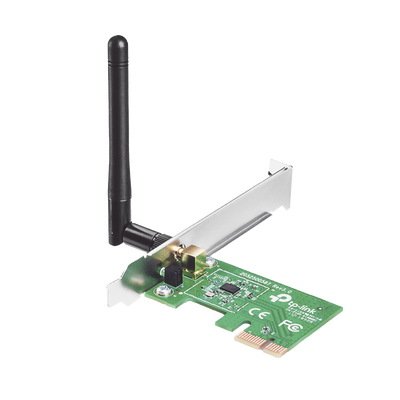 Adaptador Inalámbrico PCI Express   Velocidad inalámbrica de hasta 150 Mbps   Cifrado WPA WPA2   Compatible con windows y Linux
