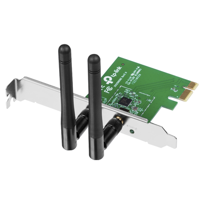 Adaptador Inalámbrico PCI Express N de 300Mbps   Tecnología MIMO   Cifrado WPA WPA2   Compatible con Windows