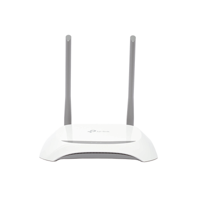 Router Inalámbrico WISP, 2.4 GHz, 300 Mbps, 2 antenas externas omnidireccional 5 dBi, 4 Puertos LAN 10 100 Mbps, 1 Puerto WAN 10 100 Mbps, control de ancho de banda