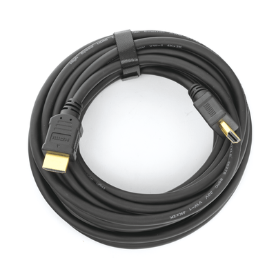 Cable HDMI de 5 Metros (High Speed)   Resolución 4K   Soporta Canal de Retorno de Audio (ARC)  Soporta 3D   Blindado para Reducir Interferencia   Chapado en Oro   Alta Resistencia y Durabilidad.