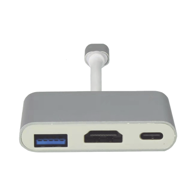 Adaptador Multipuerto USB-C 3.1 A HDMI 4K   USB 3.0   USB – C    Alta Velocidad de Transmisión de Datos   Admite Carga Rápida (PD) en el Puerto USB – C