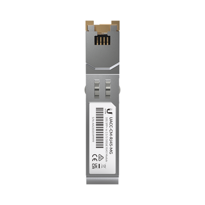 UFiber Tranceptor convertidor de SFP+ a RJ45, velocidades 10 5 2.5 1G