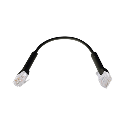 UniFi Ethernet Patch Cable Cat6 de 22 cm, color negro
