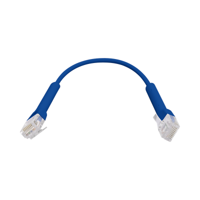 UniFi Ethernet Patch Cable Cat6 de 22 cm, color azul