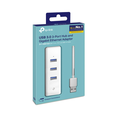 Adaptador de red Ethernet USB 3.0 a RJ45 10 100 1000Mbps
