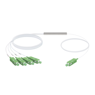 UFiber Splitter (Divisor Óptico) PLC 1 x 4, con conectores SC APC