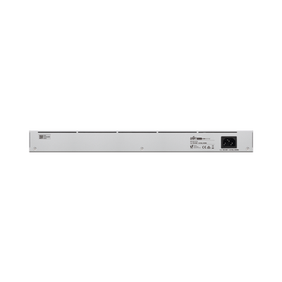 UniFi Switch USW-48-POE, Capa 2 de 48 puertos (32 puertos PoE 802.3af at + 16 puertos Gigabit) + 4 puertos 1G SFP, 195W, pantalla informativa