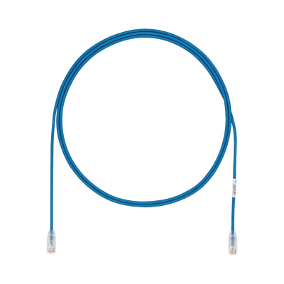 Cable de Parcheo UTP Cat6A, CM LSZH, Diámetro Reducido (28AWG), Color Azul, 17 Metros