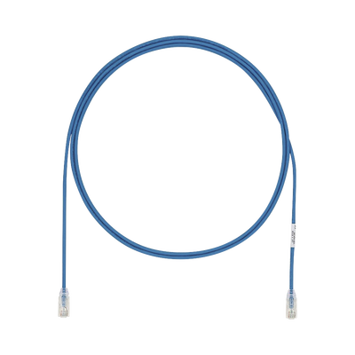 Cable de Parcheo UTP Cat6A, CM LSZH, Diámetro Reducido (28AWG), Color Azul, 26 ft