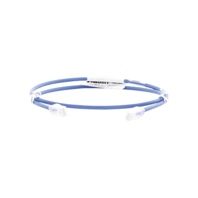 Cable de Parcheo UTP Cat6A, CM LSZH, Diámetro Reducido (28AWG), Color Azul, 3ft