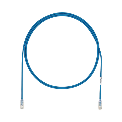 Cable de Parcheo UTP Cat6A, CM LSZH, Diámetro Reducido (28AWG), Color Azul, 3ft