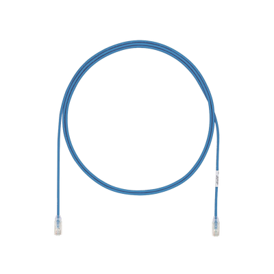 Cable de Parcheo UTP Cat6A, CM LSZH, Diámetro Reducido (28AWG), Color Azul, 3 m.