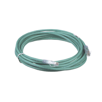 Cable de Parcheo TX6, UTP Cat6, 24 AWG, CM, Color Verde, 15ft