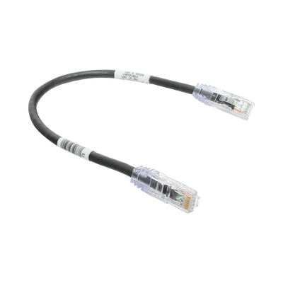 Cable de Parcheo TX6, UTP Cat6, 24 AWG, CM, Color Negro, 1ft
