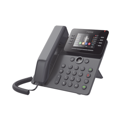 Teléfono IP Empresarial Esencial WiFi   Bluetooth, 12 líneas SIP, pantalla a color 3.5", PoE, puertos Gigabit, conferencia local de 6 vías.
