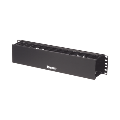 Organizador de Cables Horizontal PatchLink, Sencillo (Solo Frontal), Para Rack de 19in, 2UR